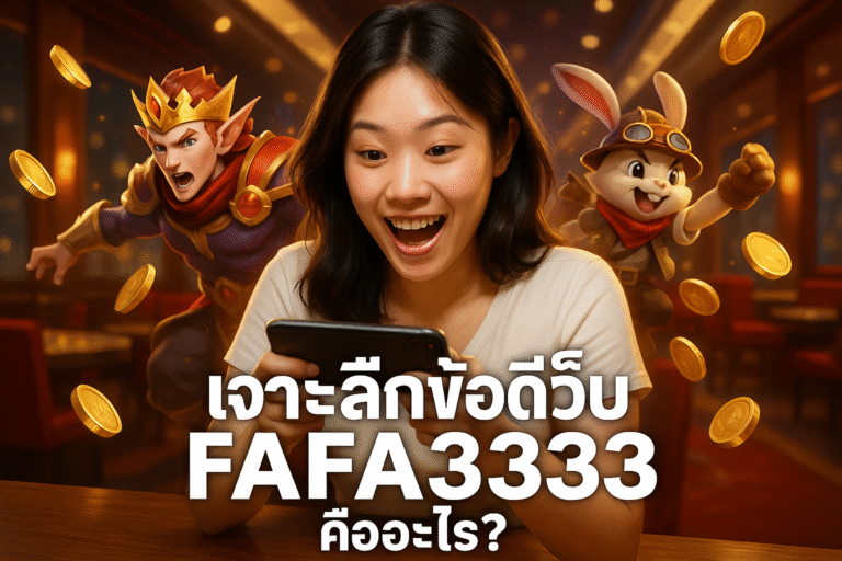 เจาะลึกข้อดีเว็บ FAFA333 คืออะไร?