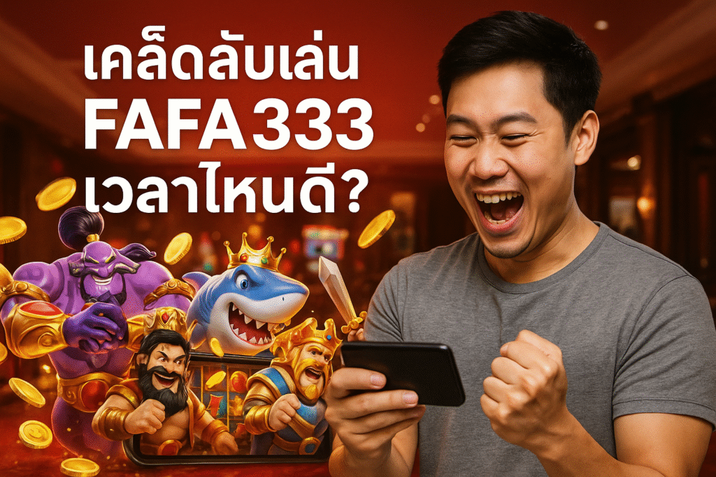 เคล็ดลับเล่น FAFA333 เวลาไหนดี?