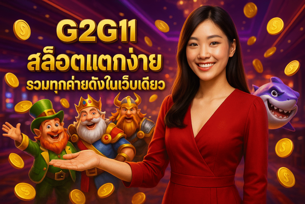 G2G11 สล็อตแตกง่าย รวมทุกค่ายดังในเว็บเดียว