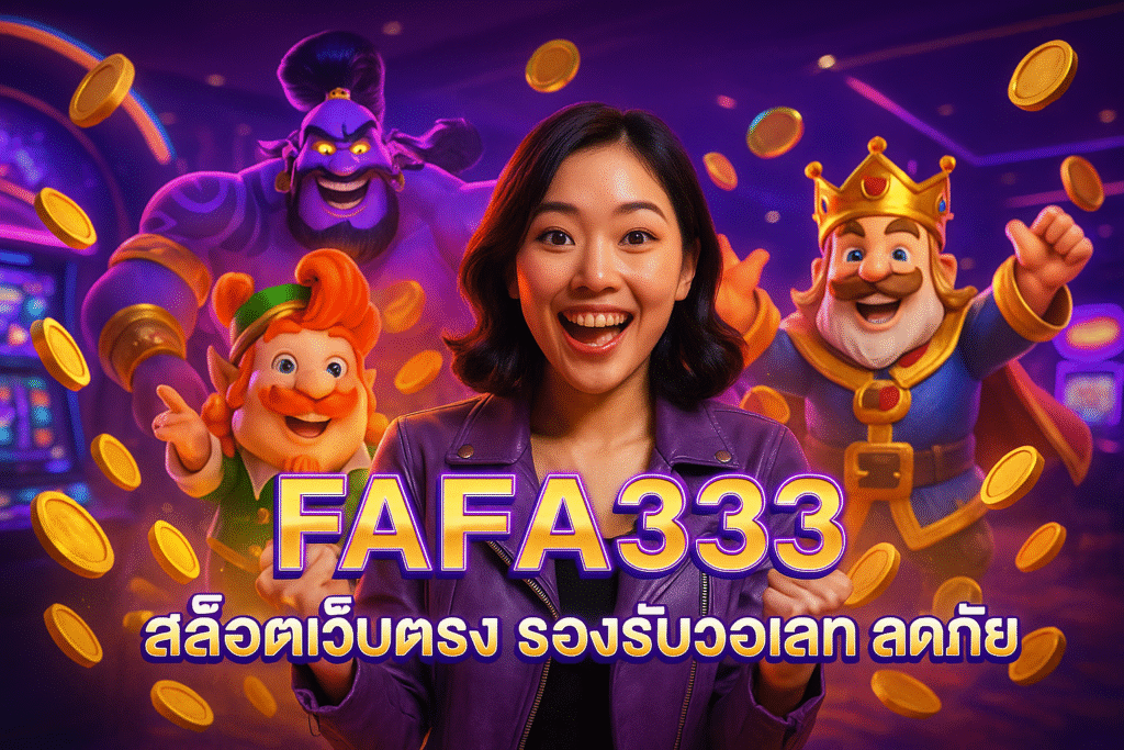FAFA333 สล็อตเว็บตรง รองรับวอเลท ปลอดภัย